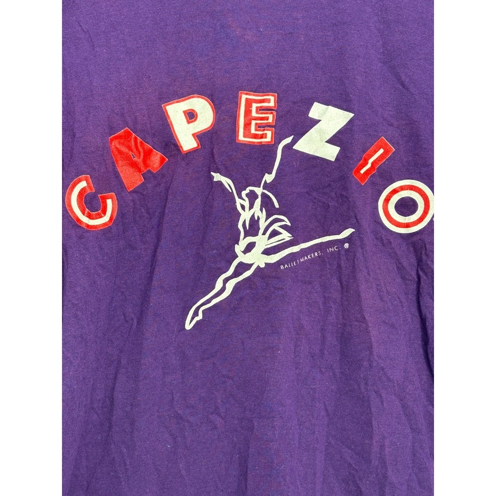 Gregory Hines Tap Capezio T-Shirt Mens Purple Medium Vintage 90s Screen Stars